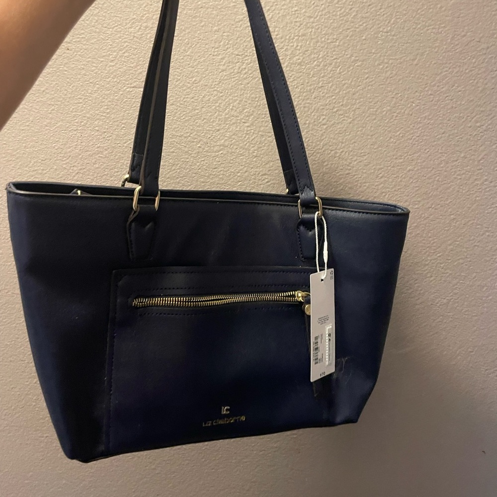 Liz Claiborne Navy Blue Purse
